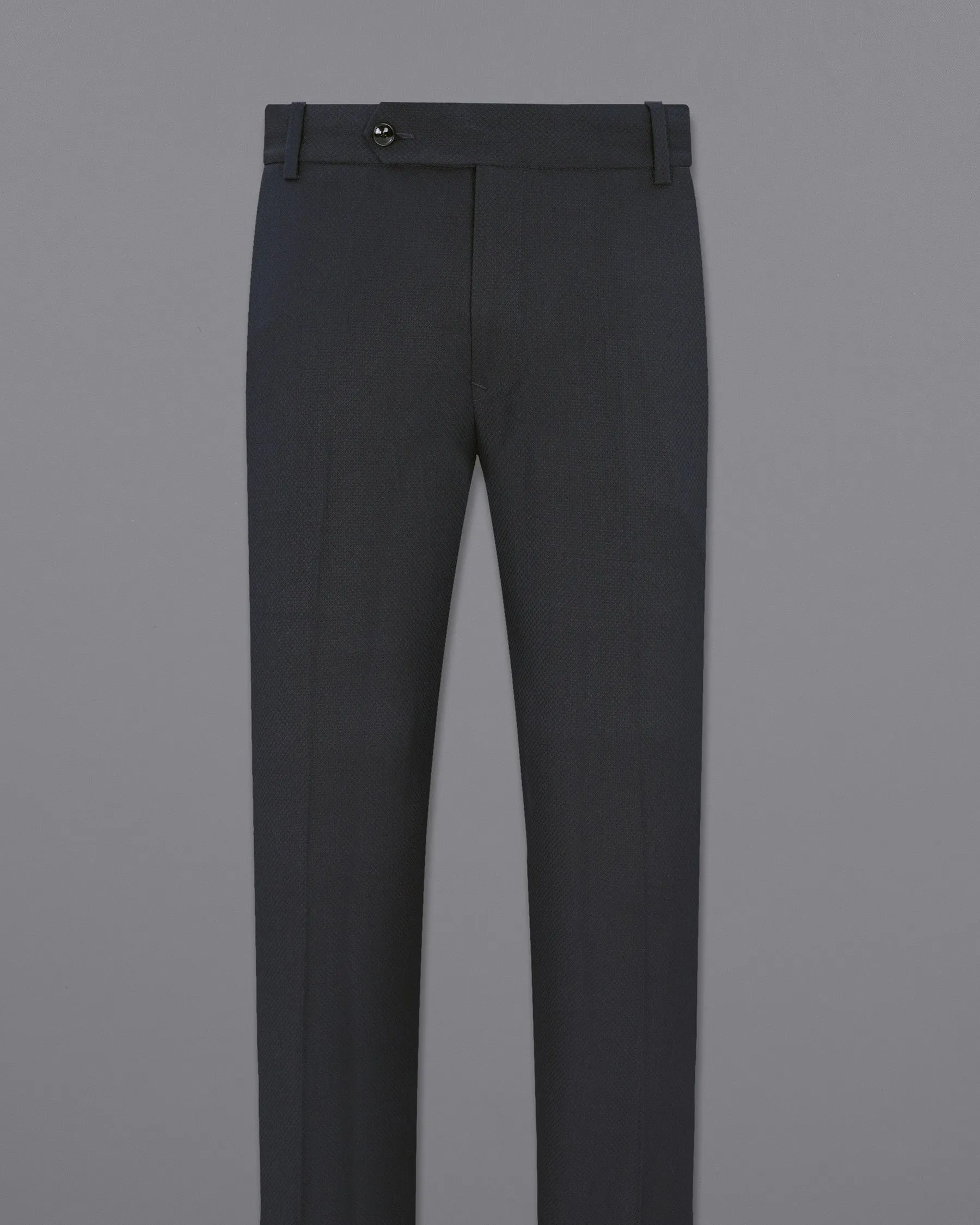 Mirage Blue Diamond Textured Single Breasted Suit
