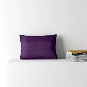 Montague 100% Cotton Lumbar Rectangular Pillow RE/FINE™ Color: Purple Size: 13" x 20"
