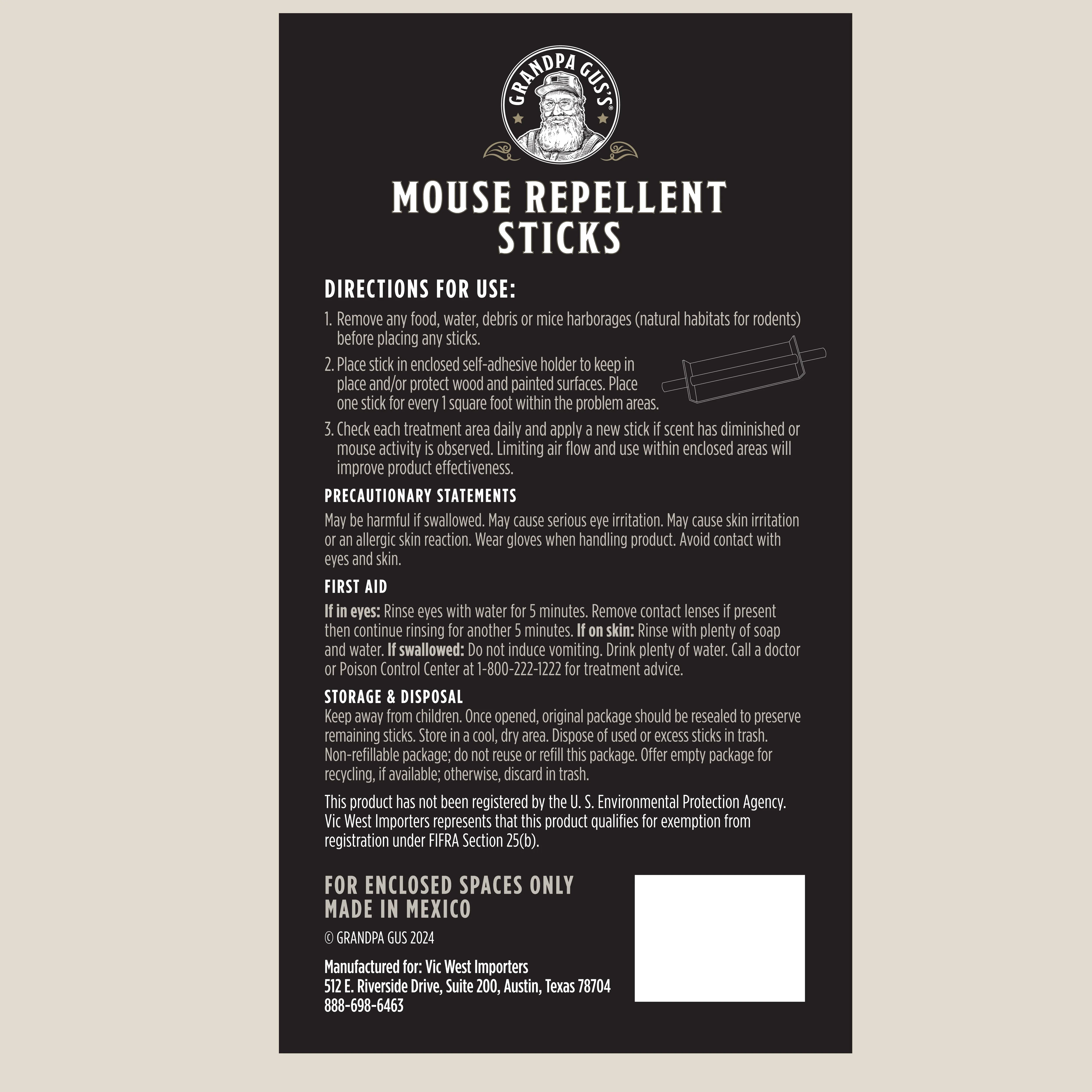 Mouse Repellent Sticks
