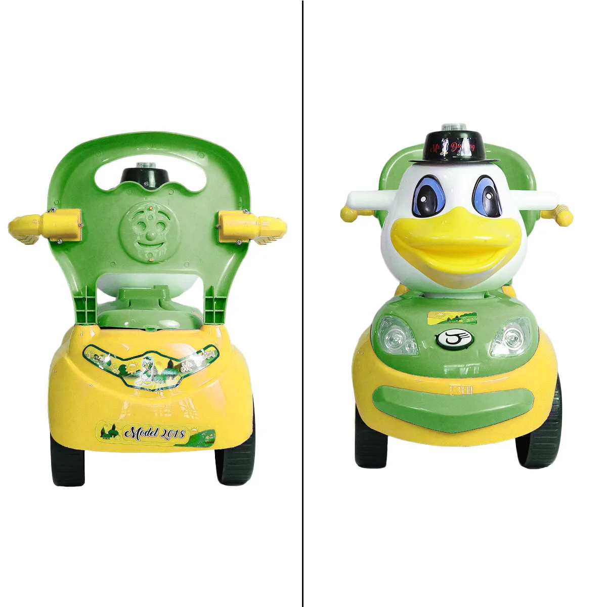 Mr Duckling Push Car For Little Boys & Girls, Ride On Car For Toddlers