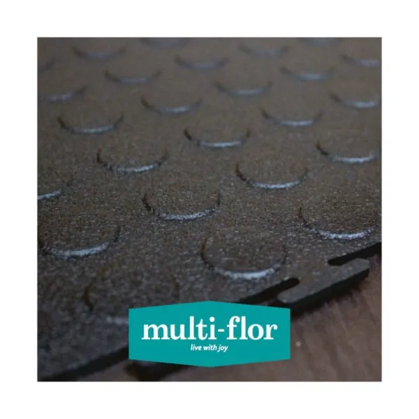 Multi-Flor Multi-Lock Medallion Interlocking DIY 1 m2 (4 Tiles) Black