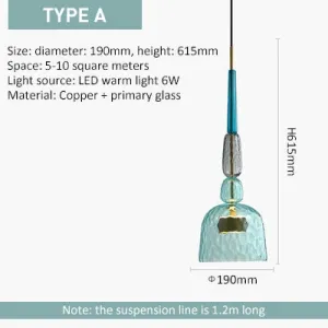 Multicolor  Pendant Lights modern