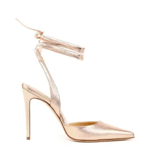 Naomi | Slingback | Pelle Laminata Salmone