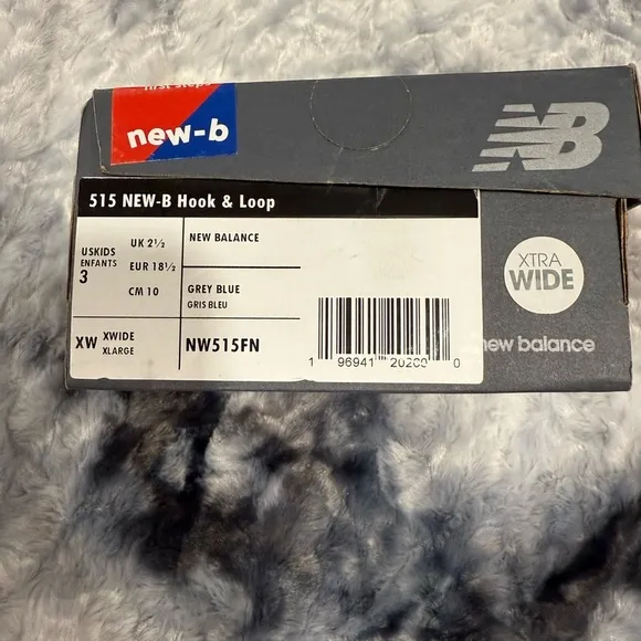 NEW BALANCENew Balance xtra wide Kids (size 3 )  515 New-b Hook &amp; Loop