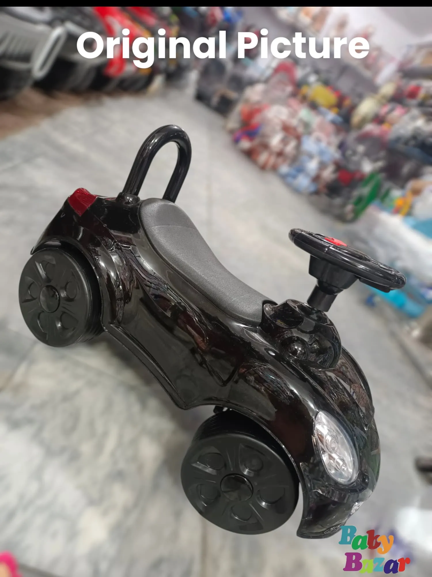New Style Ride On Push Car For Kids - Black