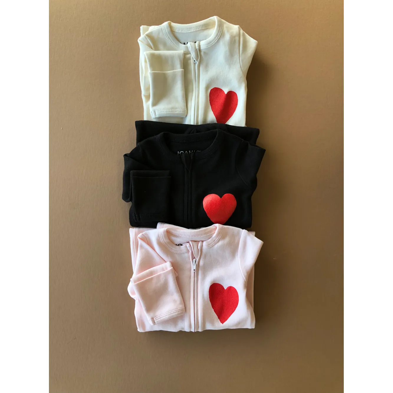 Nighty-Red Heart | Black