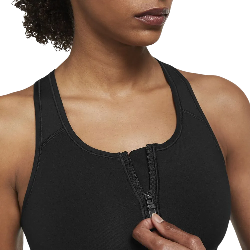 Nike Dri-FIT Swoosh Zip-Front Womens Bra