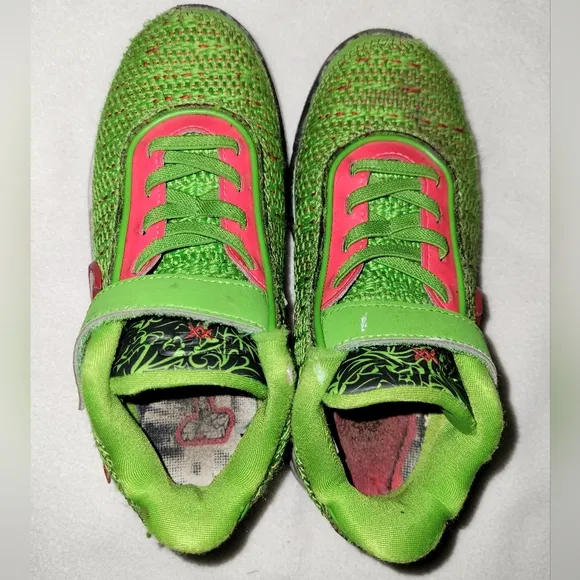 Nike Lebron XX (PS) Green apple/Reflect Silver/ Little Kids 12c