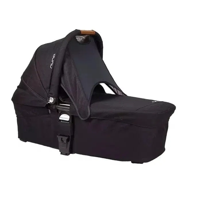 Nuna MIXX Next Carrycot - Caviar (Tan Leatherette)