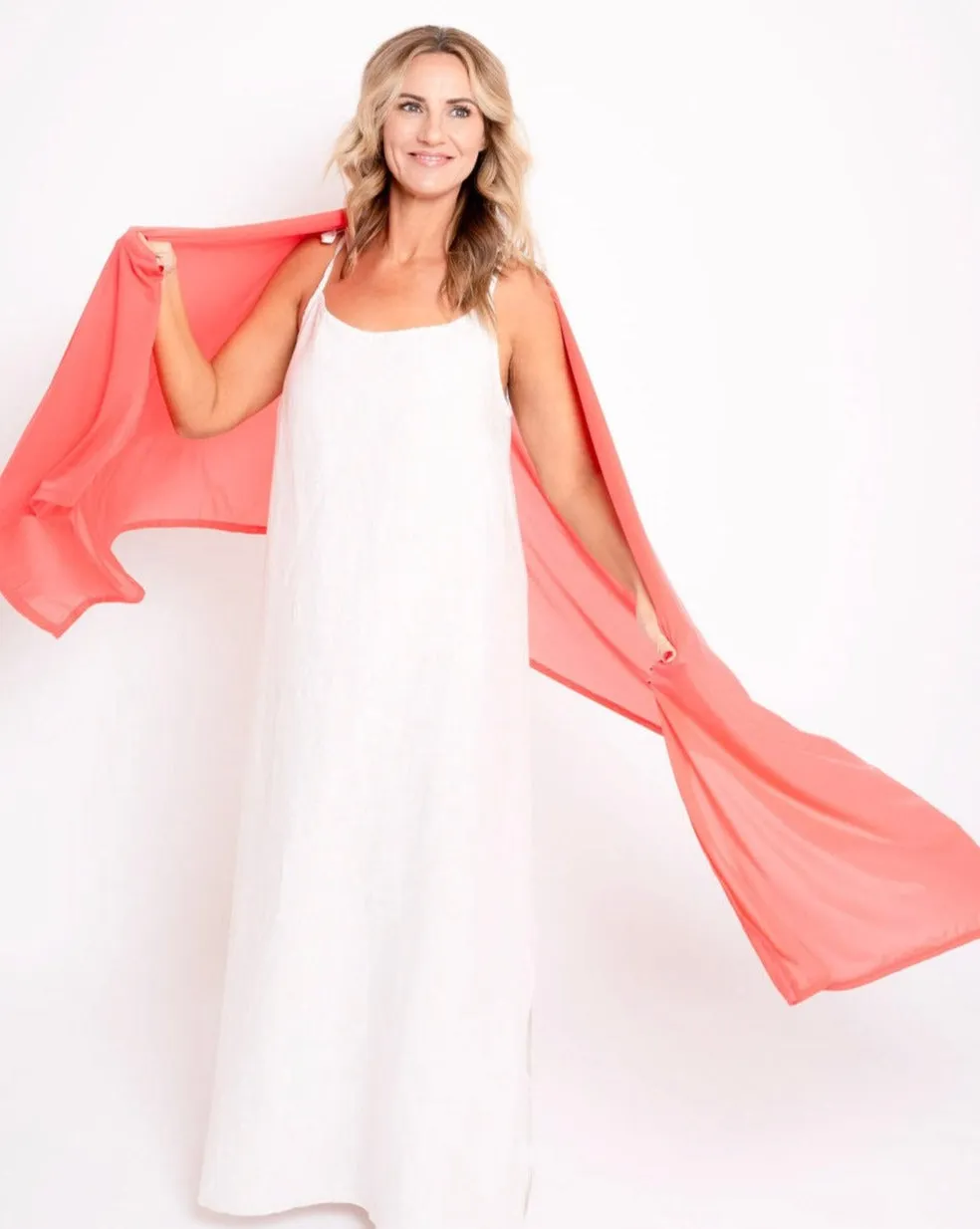 Pacific Linen Maxi Dress