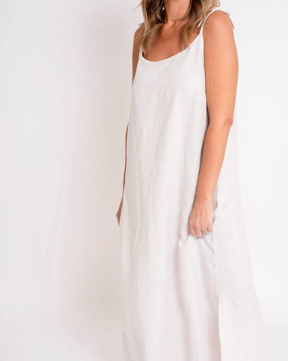 Pacific Linen Maxi Dress