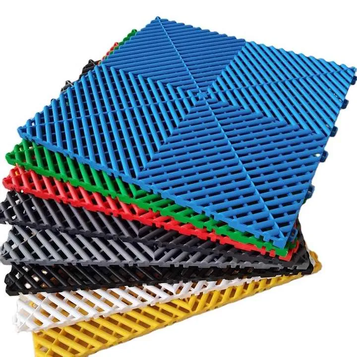 PCC Car Wash Floor Mat Tile, 40x40cm (1.72 sq. ft), Thickness 32mm