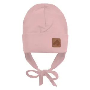Perlimpinpin Cotton Beanie with Ears - Tulip