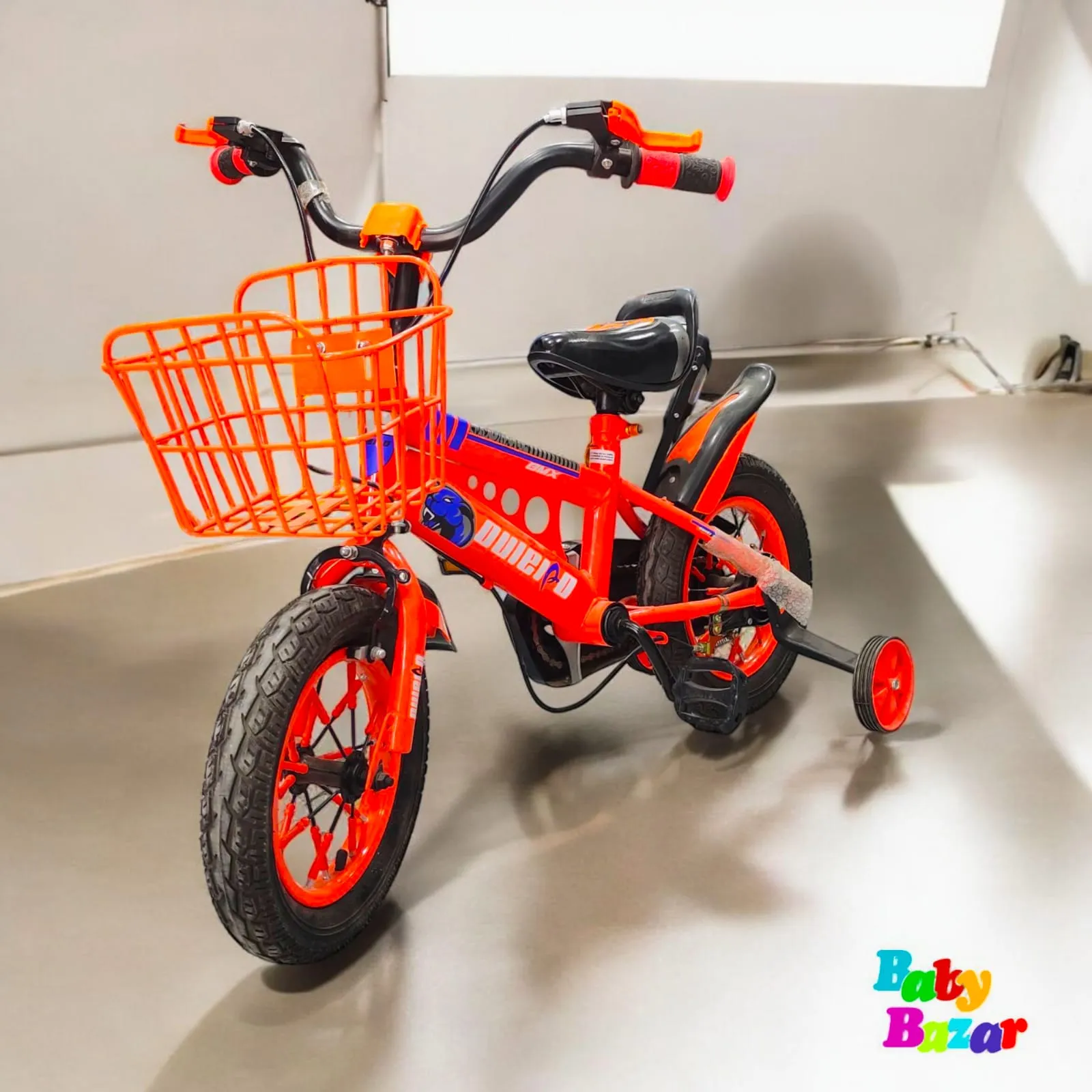 Premium Kids Bicycle – Sporty Design, Training Wheels & Front Basket