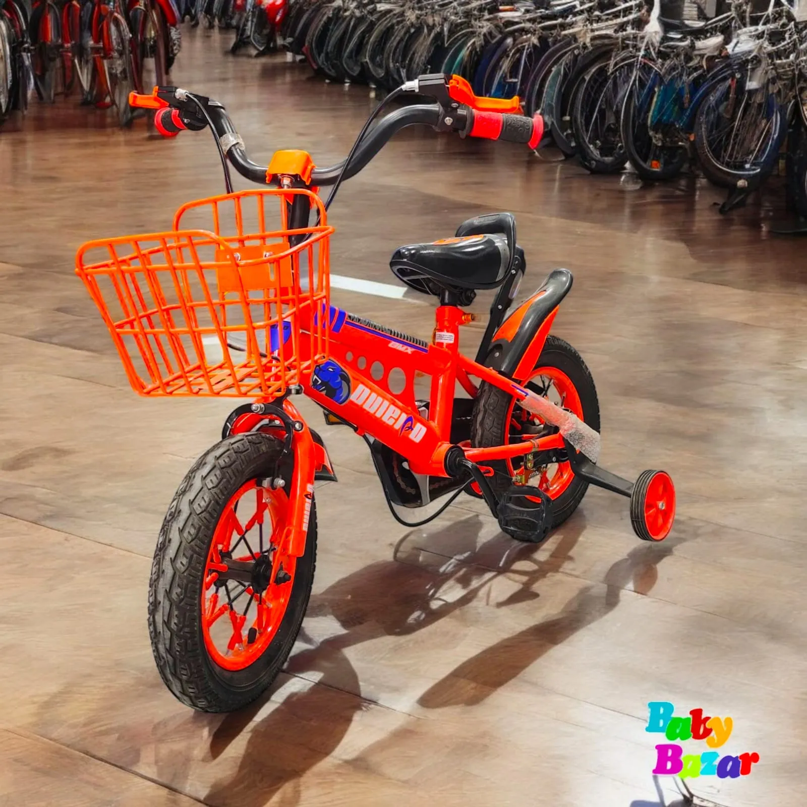 Premium Kids Bicycle – Sporty Design, Training Wheels & Front Basket