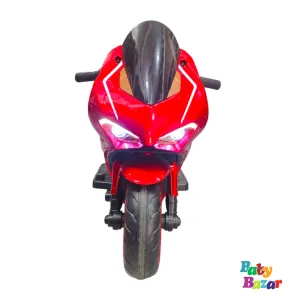 Premium Kids’ Electric Sports Bike – Red Ducati Style Ride-On with Training Wheels