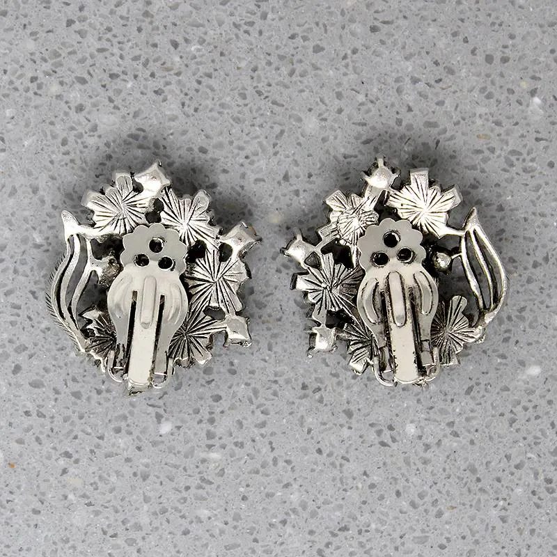 Pretty Pastel Bouquet Costume Earrings