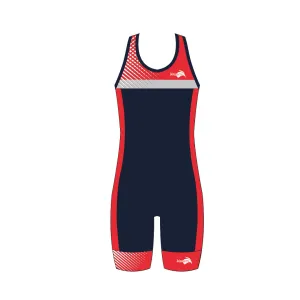 PRIMA 2 RACE OPENBACK TRISUIT NAVY RED