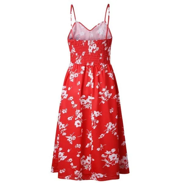 Printing Slip Dress