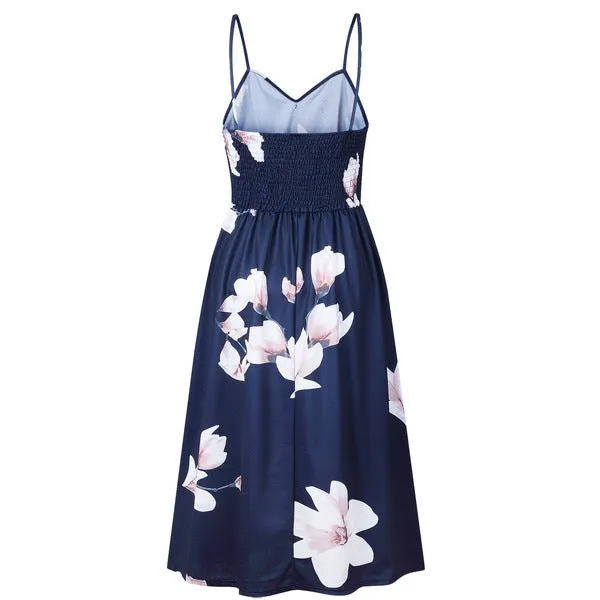 Printing Slip Dress