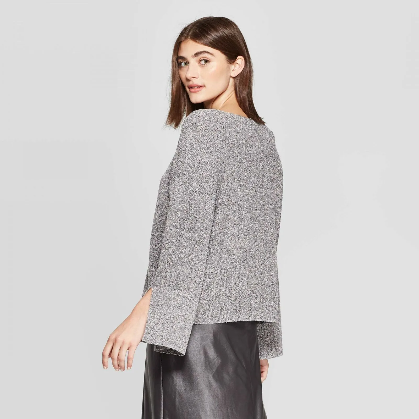 Prologue Women's Long Sleeve Boat Neck Pullover Sweater