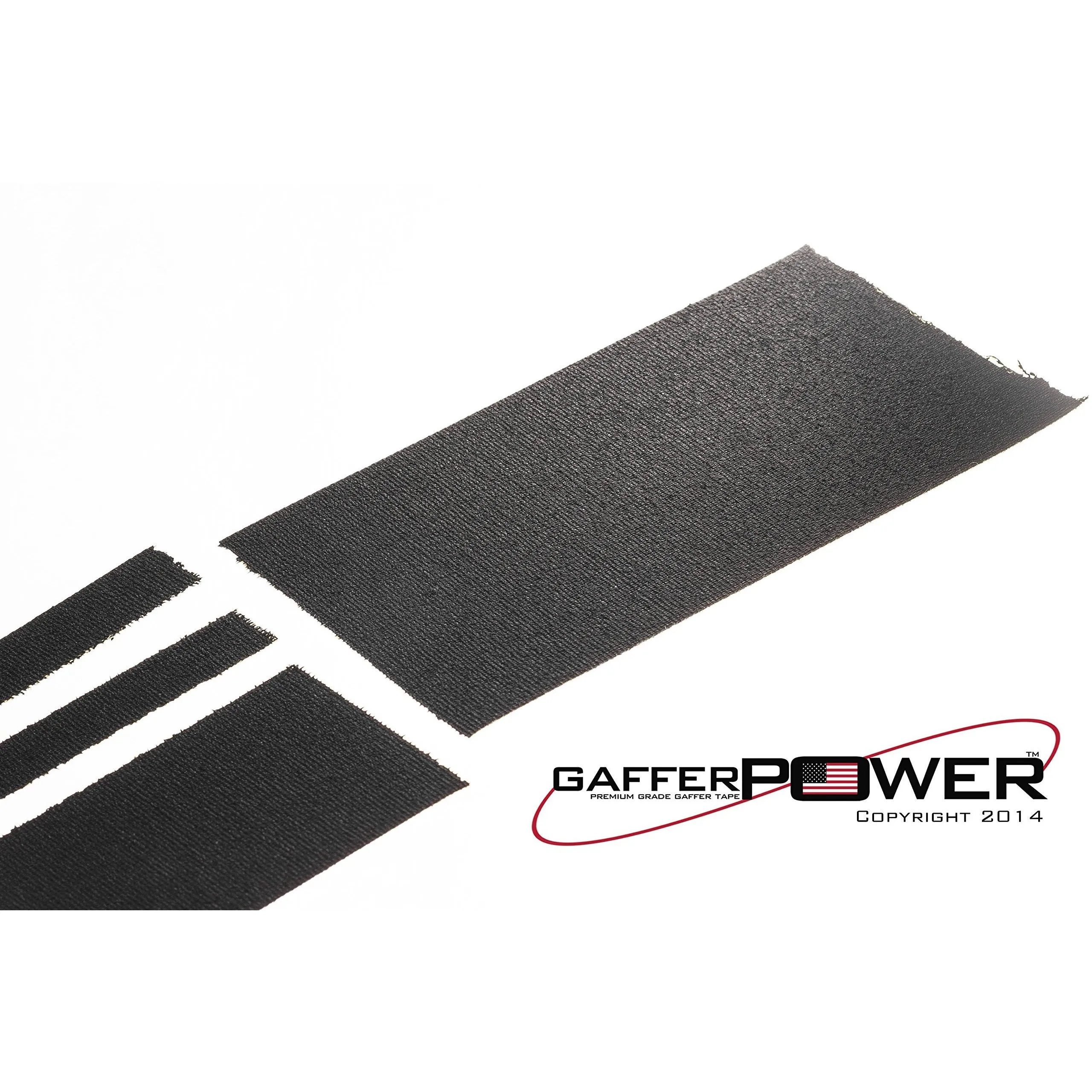 REAL USA Professional Grade Gaffer Tape By Gaffer Power, Made in the USA, Heavy Duty Gaffers Tape, Non-Reflective, Multipurpose. (2 Inches x 30 Yards, Black)