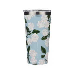 Rifle Paper-Gloss Blue Hydrangea - Tumbler 16oz