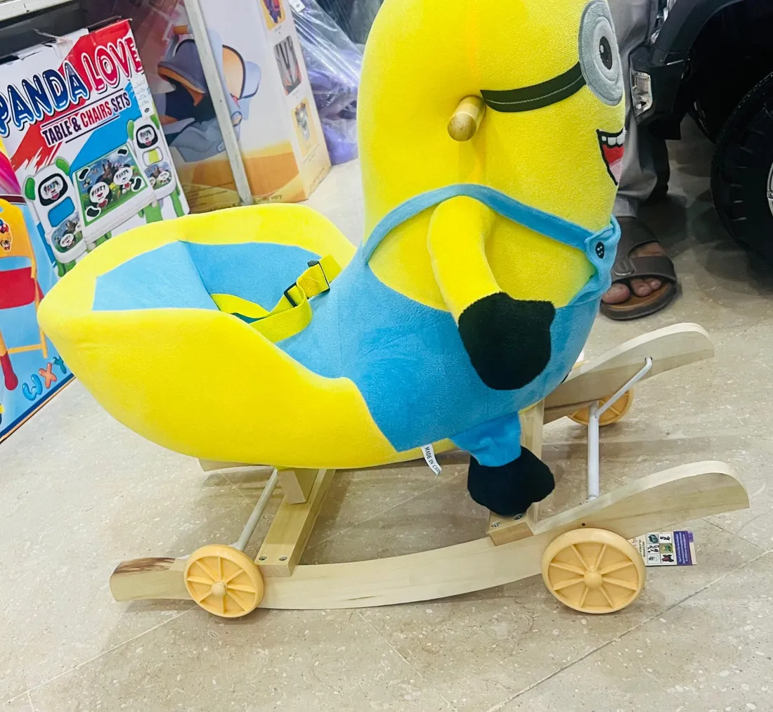 Rocking Minion Ride On Toy for Babies Fun Safe and Durable Rocking Adventure with Iconic Character Design