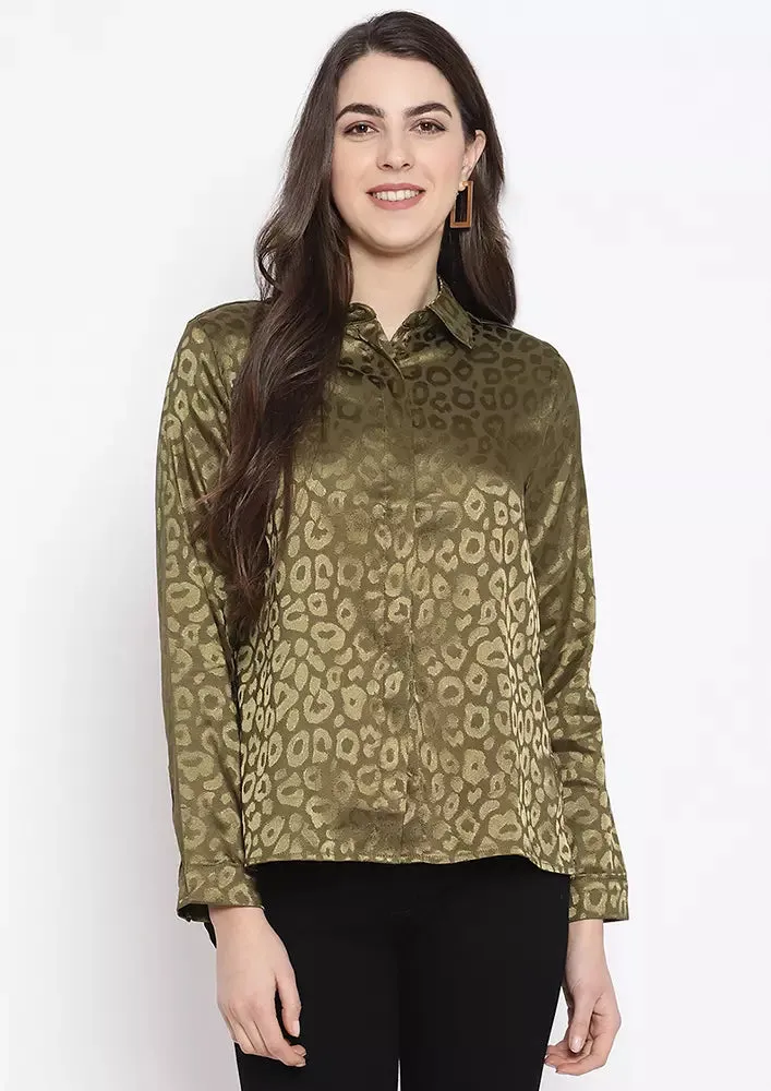 Ruffle Trim Blouse