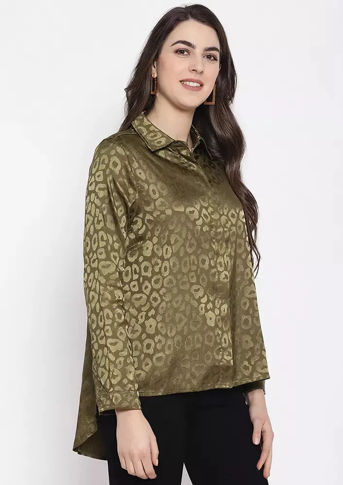 Ruffle Trim Blouse