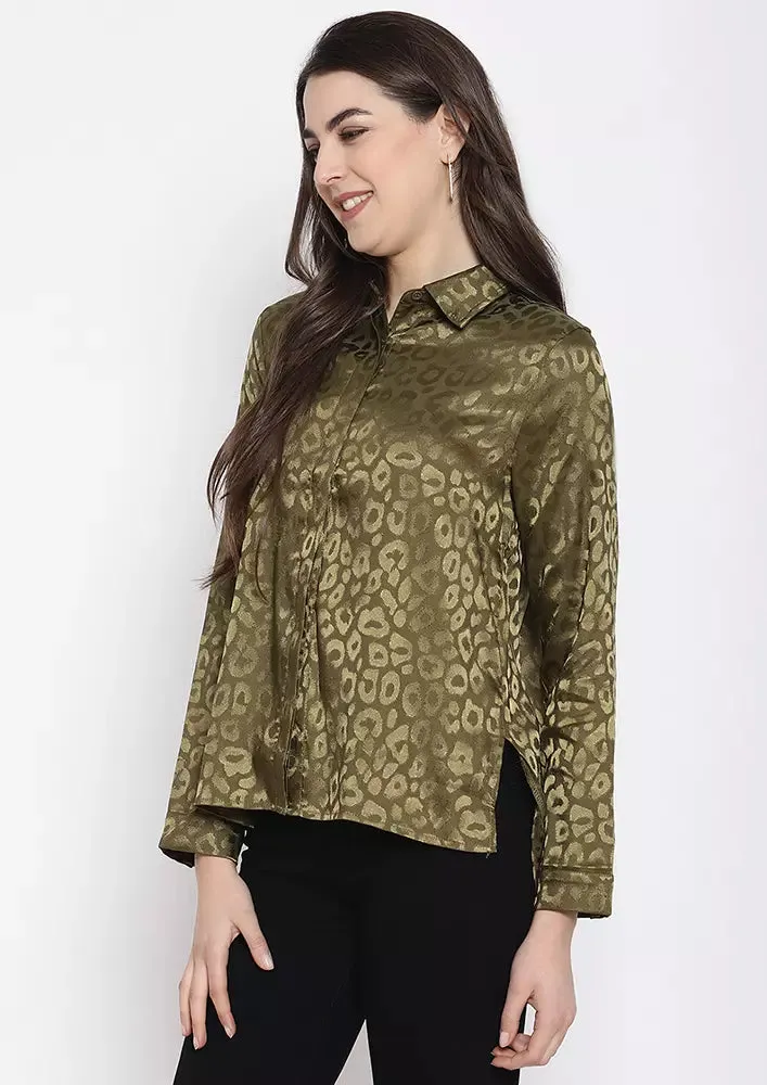 Ruffle Trim Blouse