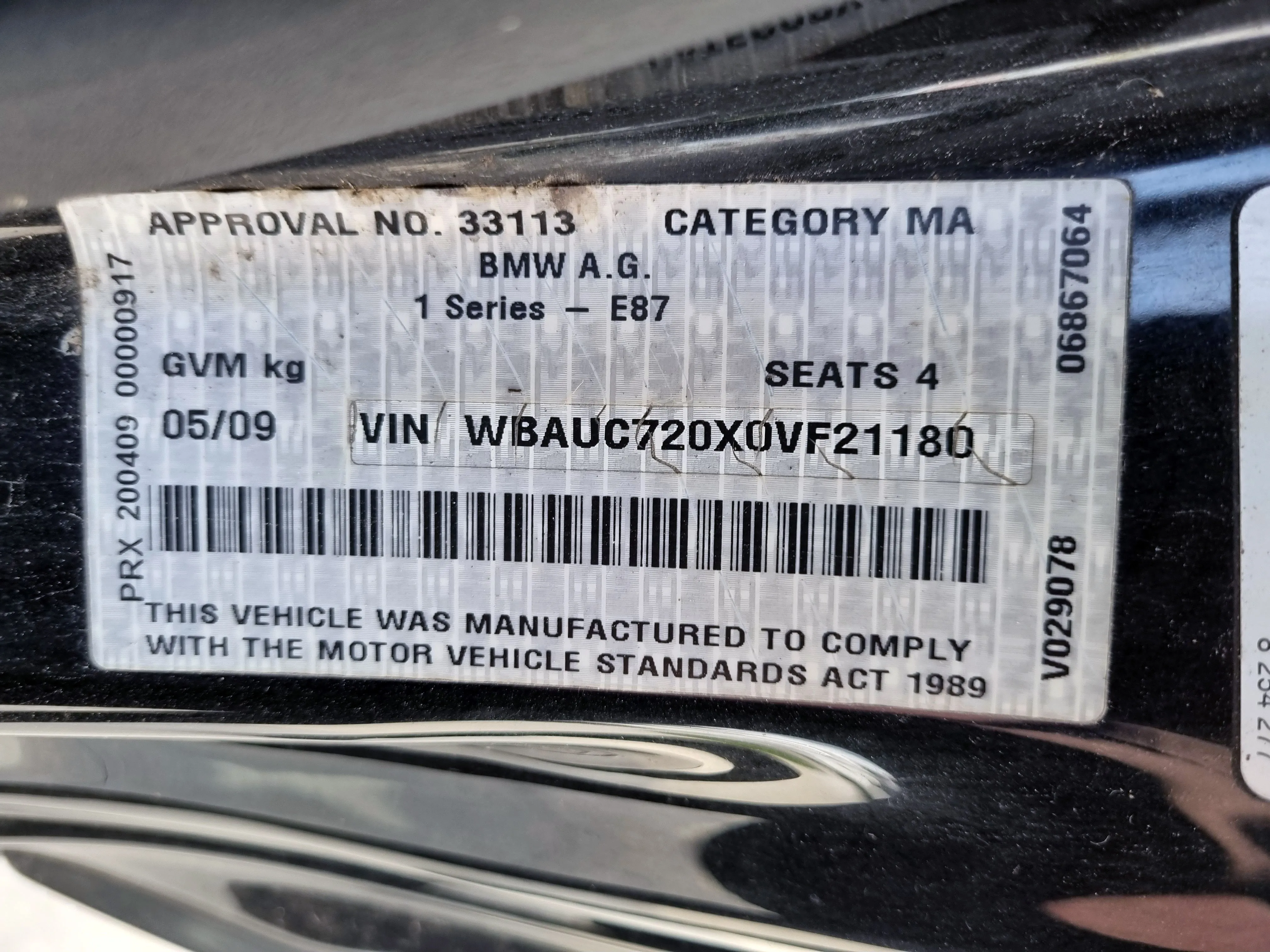 S3037 1' E82 Coupe 135i N54 AUTO 2009/02