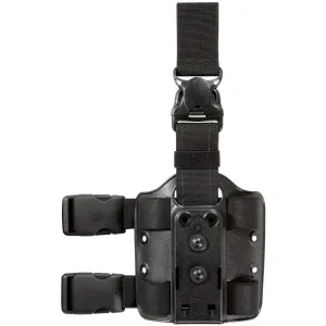 Safariland 6005-6-123 Double Strap Leg Shroud w/ Quick Release Leg Strap STX Tactical Black