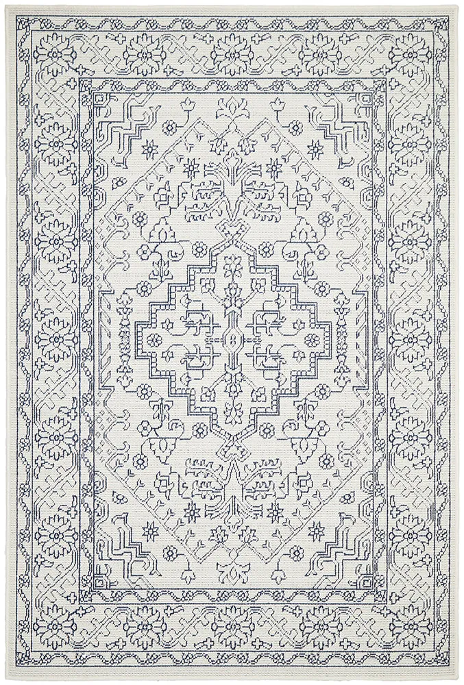 Seaside 5555 White Rug