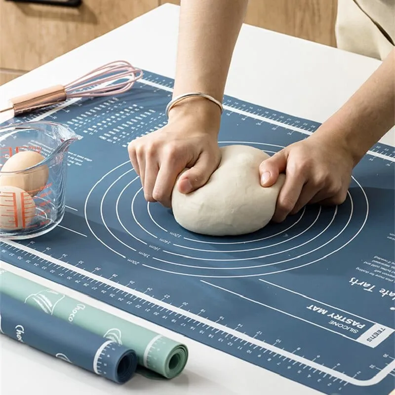 Silicone Baking Mat Non Slip Pastry Mat with Measurement