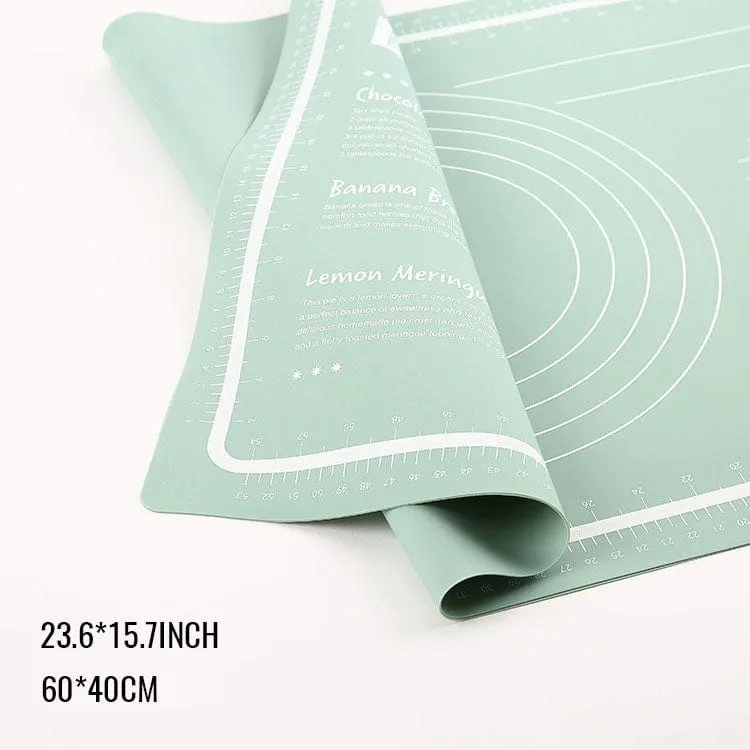 Silicone Baking Mat Non Slip Pastry Mat with Measurement