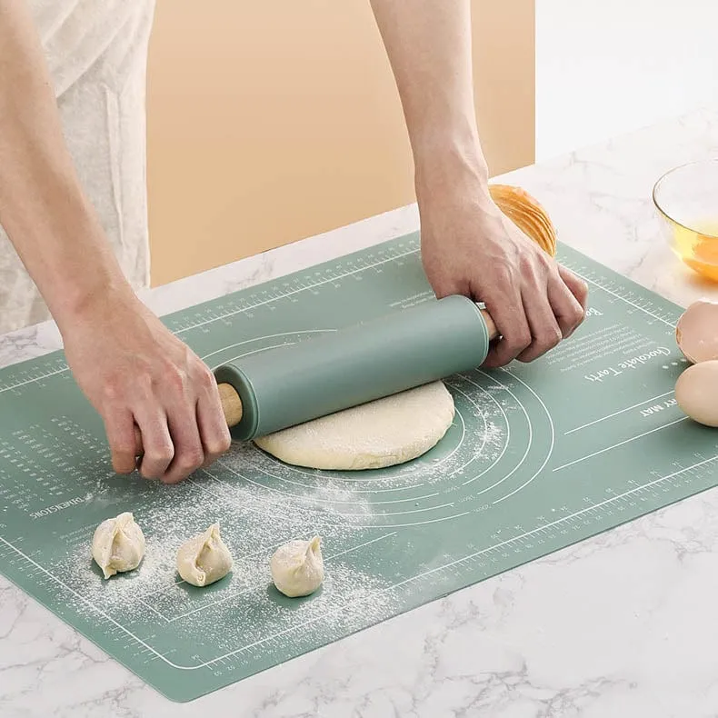Silicone Baking Mat Non Slip Pastry Mat with Measurement