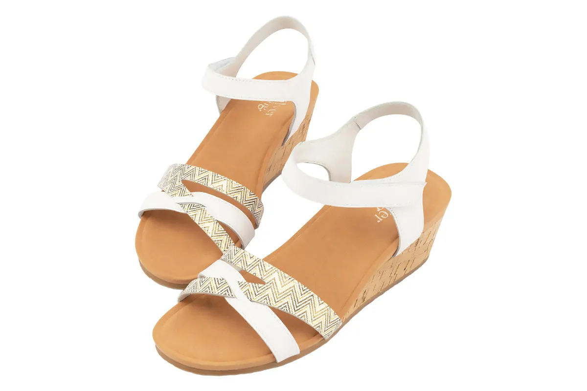 Silver Lining Logan White Combo Womens