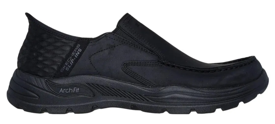 Skechers Slip-ins Men's : Arch Fit Motley - Milo Black Black