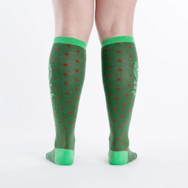 Sock It To Me Don't Stop Believing Knee High Socks