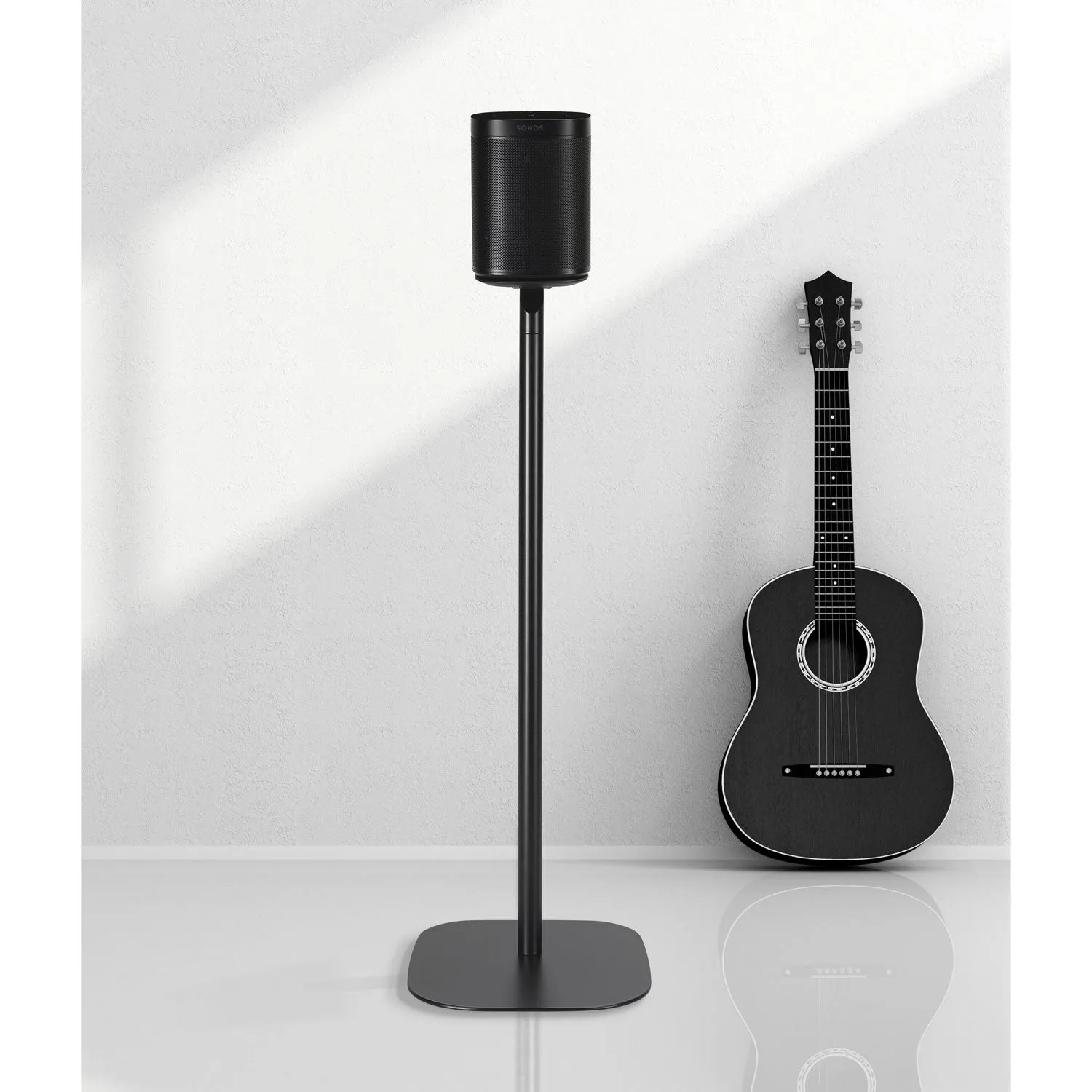 SoundXtra Floor Stand for Sonos One / One SL / Play: 1 Speakers - Black