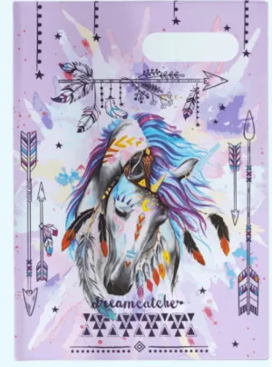Spencil Scrapbook Cover Dreamcatcher Horse
