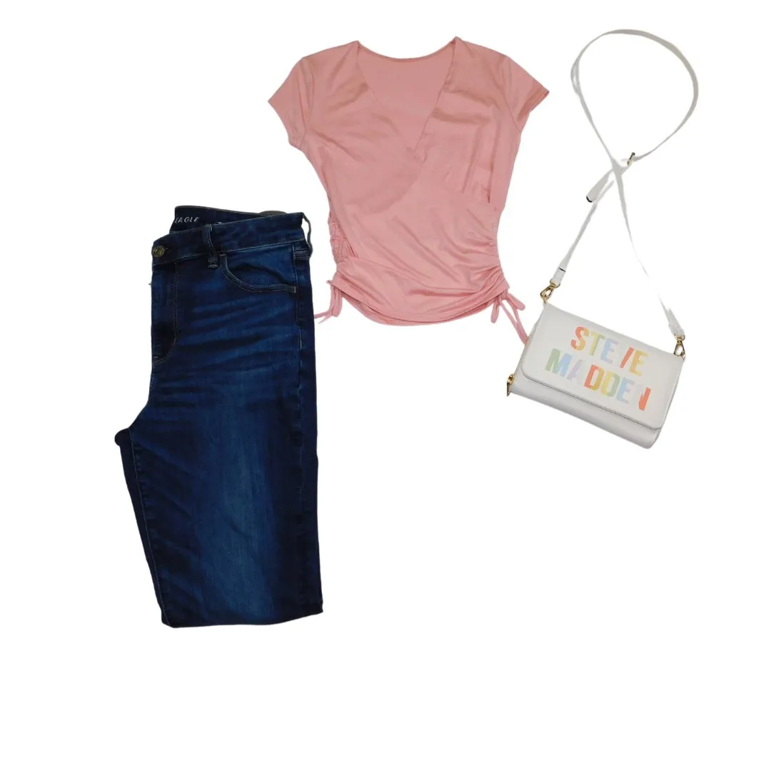 Stassie tassel side Crop Top