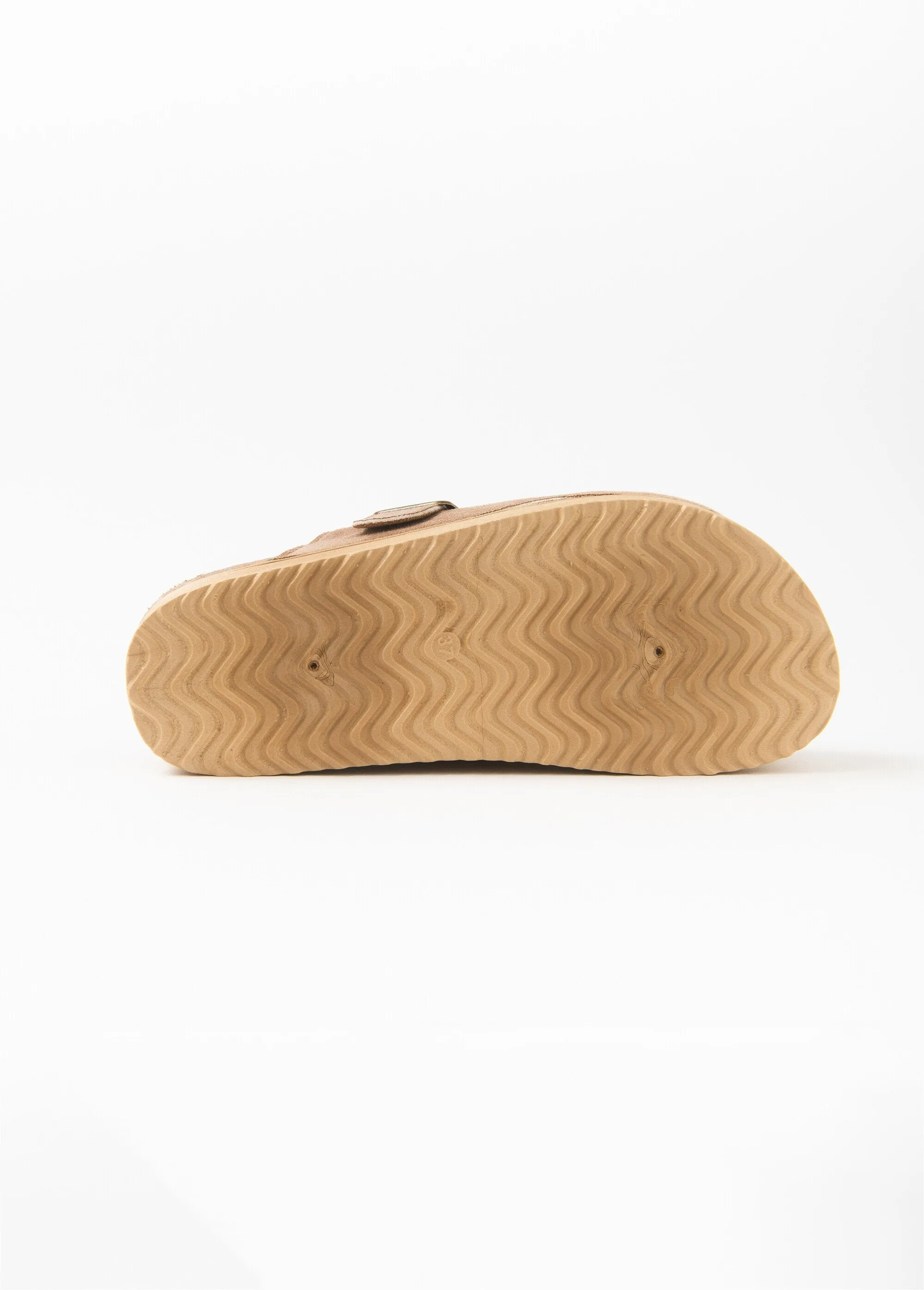 Suede clog mules with platform sole