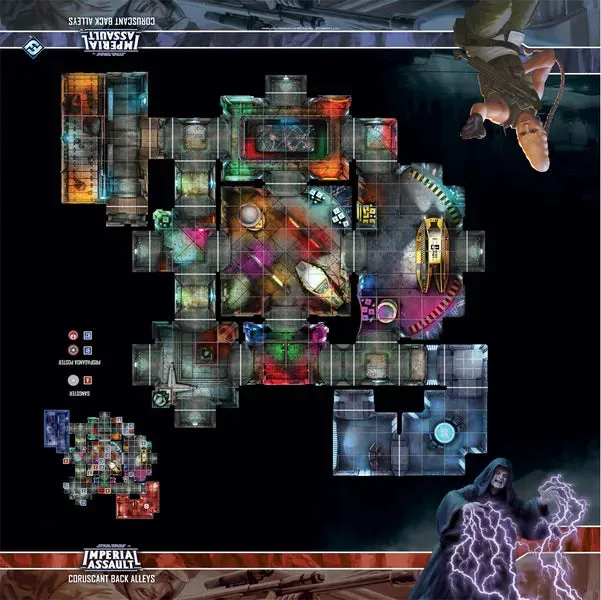 SWIA Coruscant Back Alleys Skirmish Map