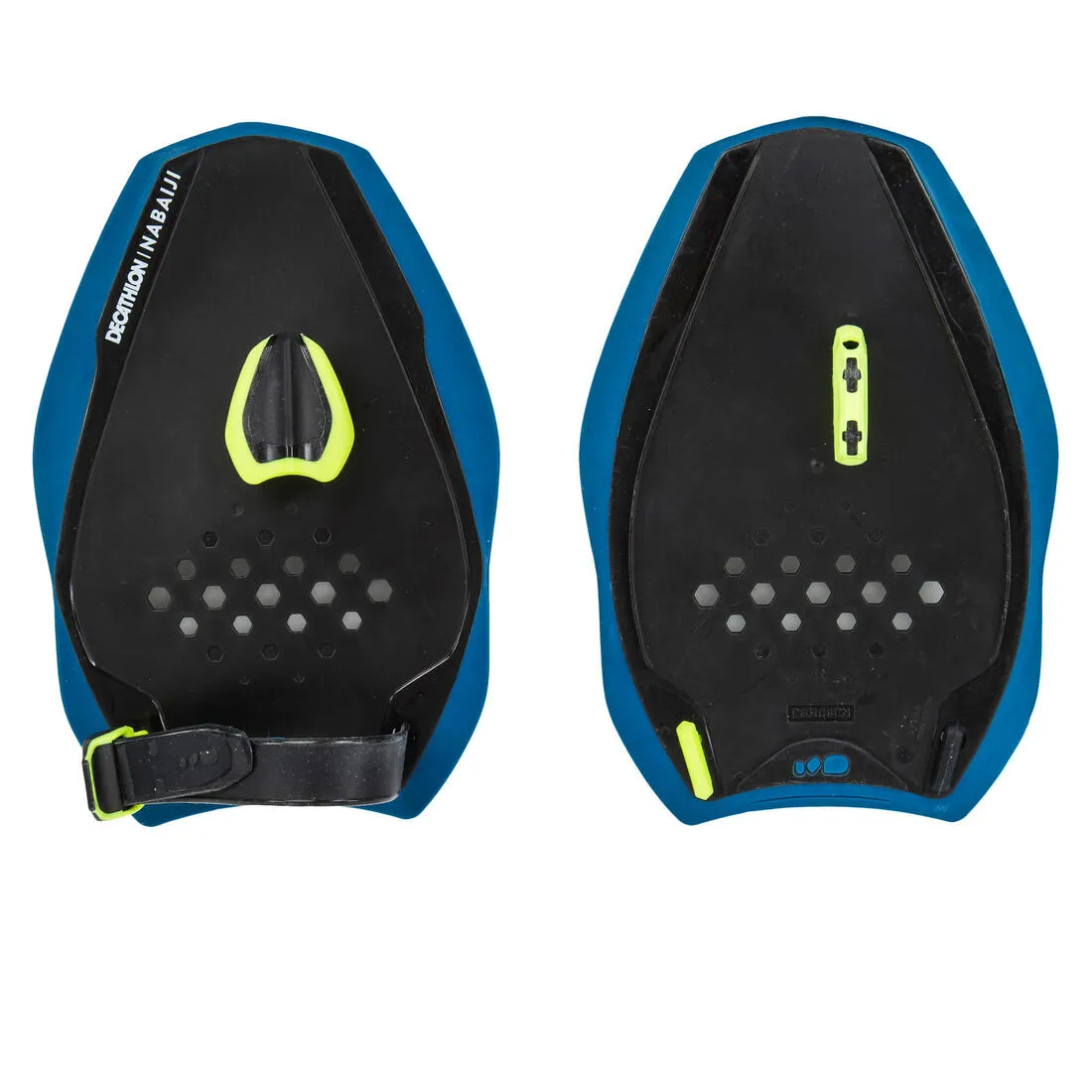 Swimming Paddles Quick-In 500 Size M Blue Yellow