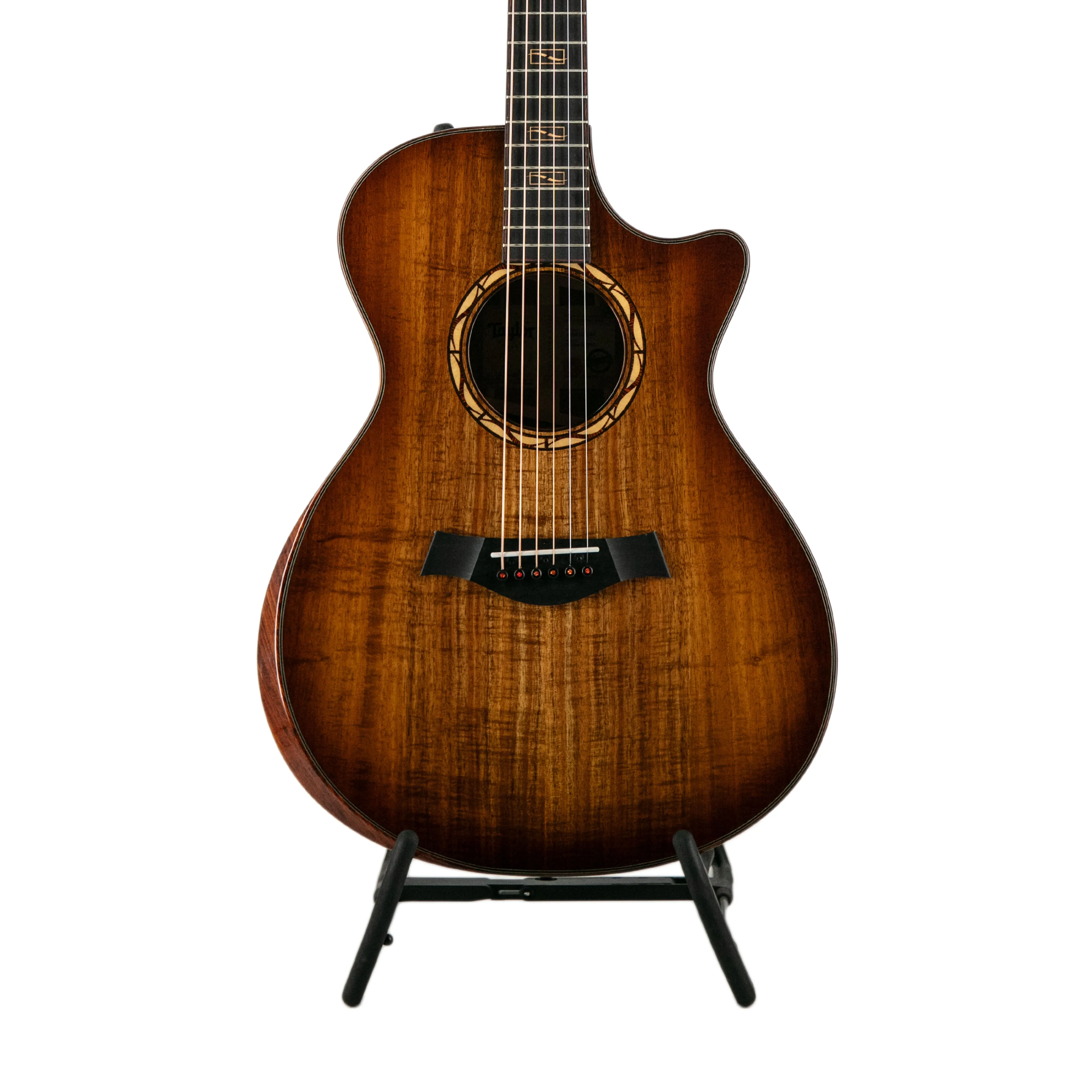 Taylor Custom Grand Concert Figured Hawaiian Koa Acoustic Guitar w/Case