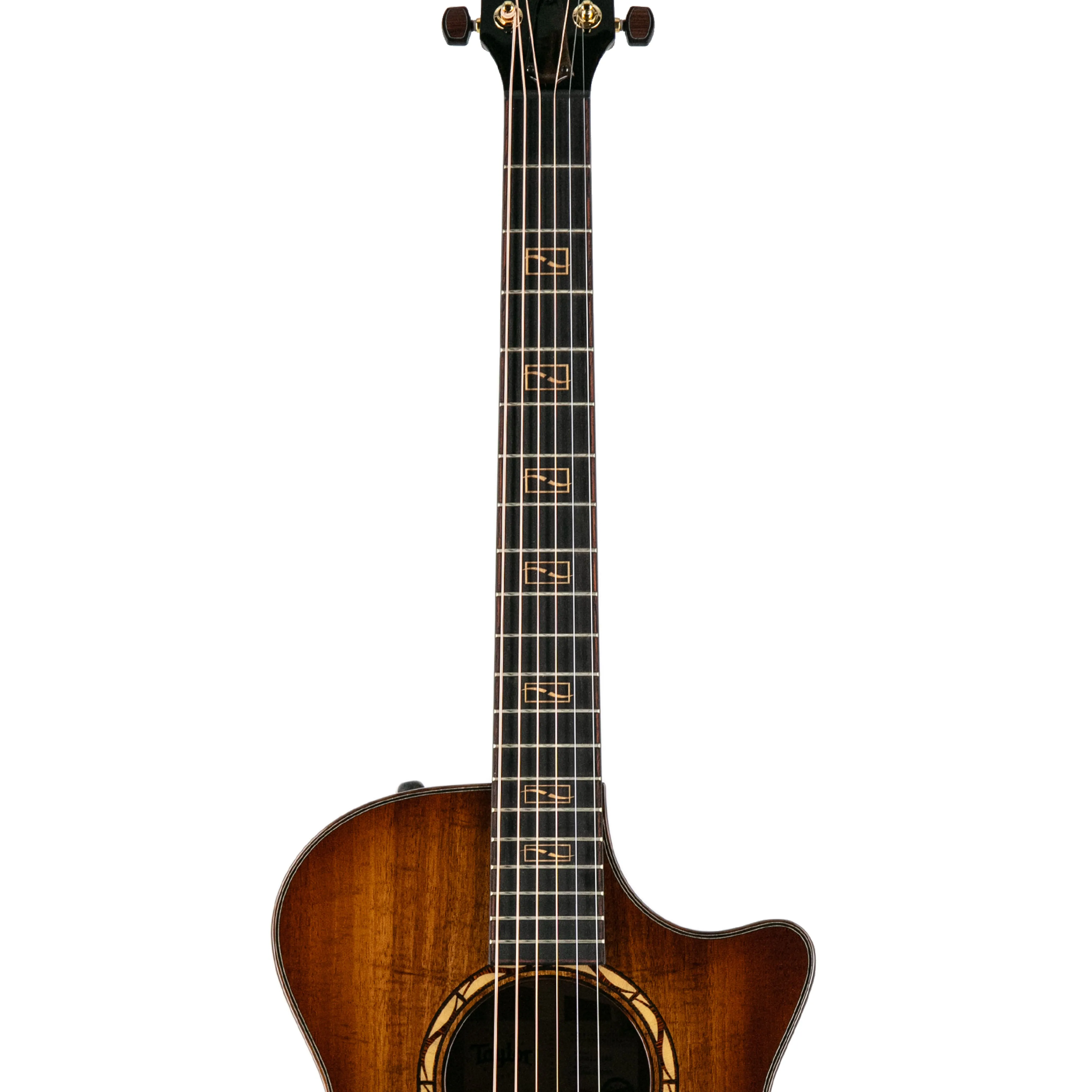 Taylor Custom Grand Concert Figured Hawaiian Koa Acoustic Guitar w/Case