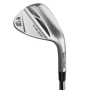 TaylorMade Milled Grind Hi-Toe 3 Chrome Wedge LH 52-09/Standard Bounce *KBS Hi-Rev 2.0 115g steel (Sta Wedge