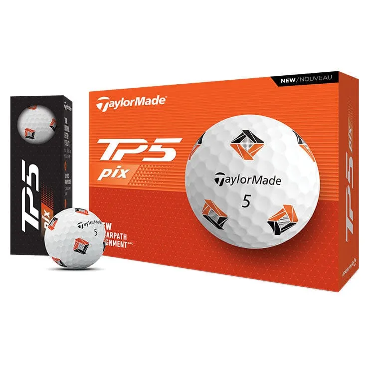TaylorMade TP5 Pix Golf Balls 12Pk